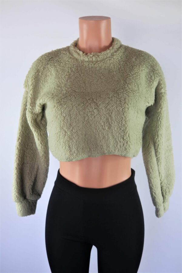 Teddy Crop Sweater