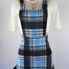 Tonie Plaid Overall Dress Set