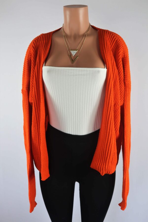 Orange Cardigan