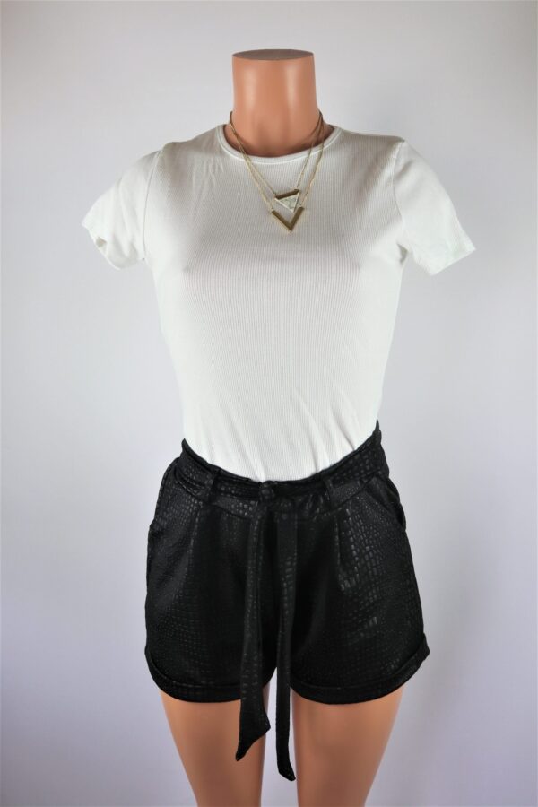 Oversize Croc Shorts