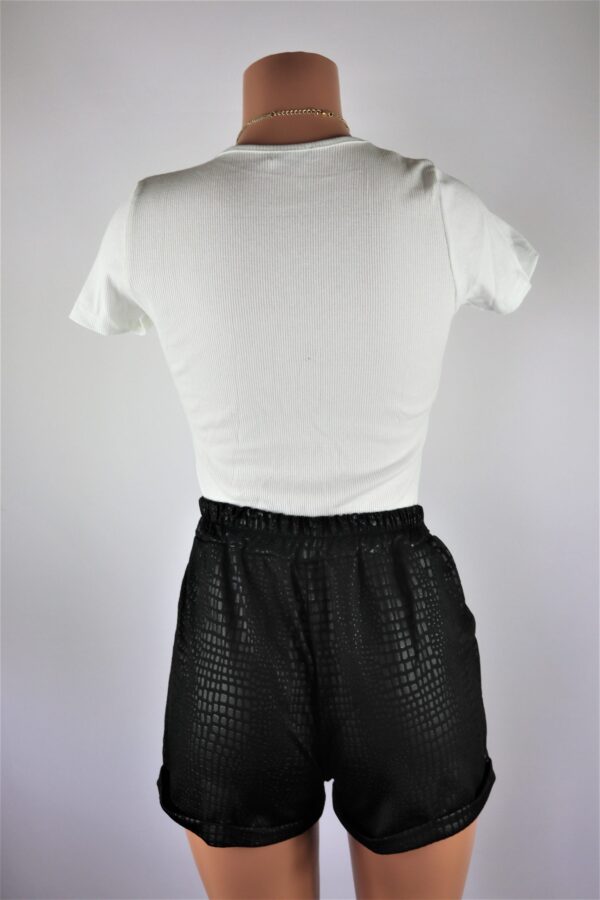 Oversize Croc Shorts