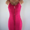 Fuchsia Zipper Dress