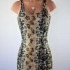 Snake Print Dress