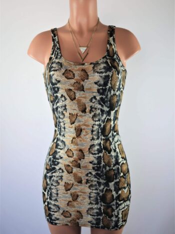 Snake Print Dress