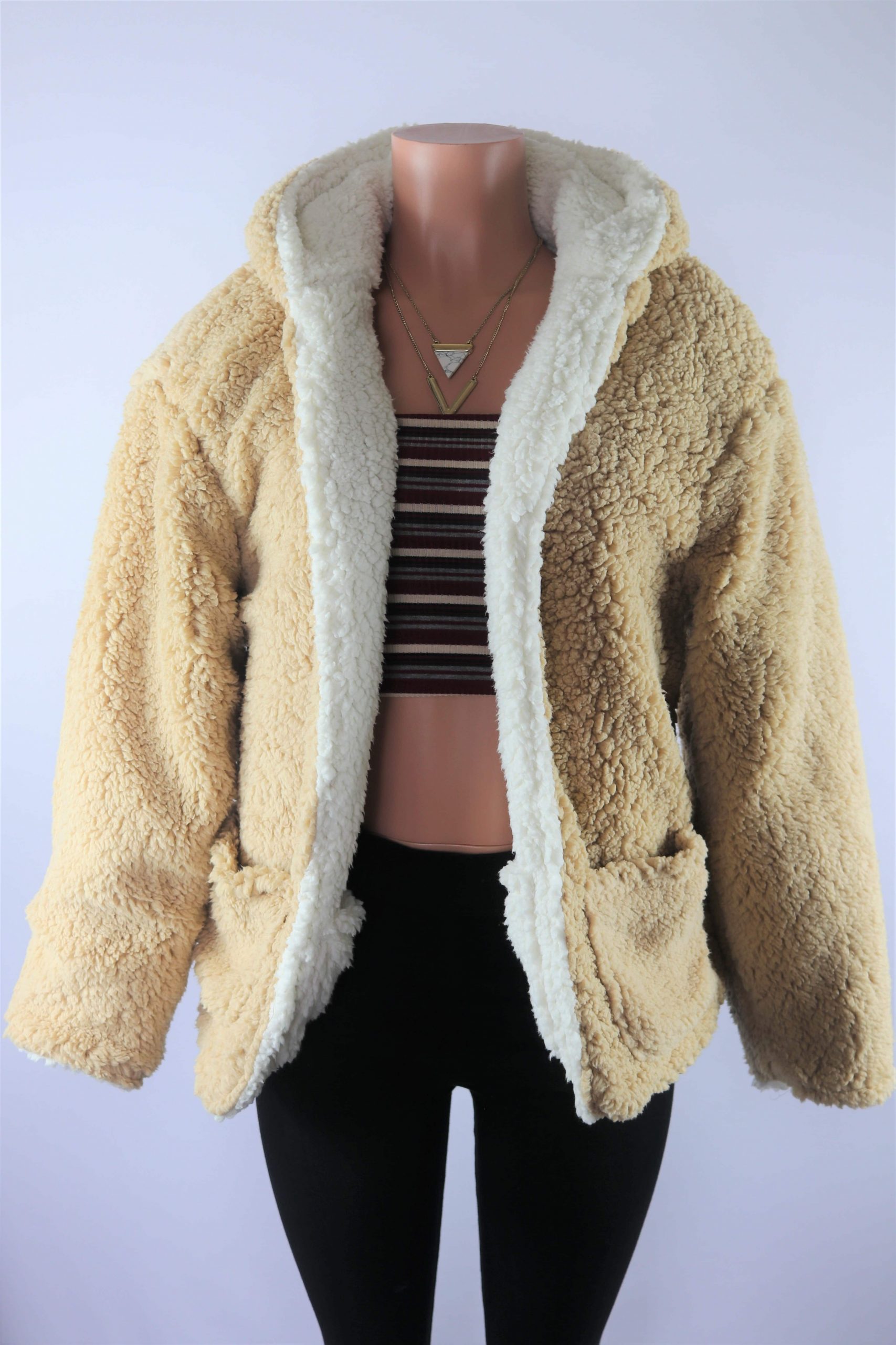 Reversible Teddy Jacket - NeedMyStyle