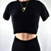 Chenille Crop Top