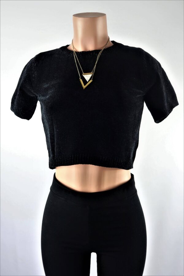 Chenille Crop Top