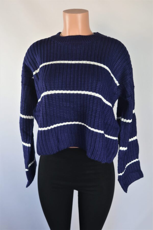 Navy Stripe Sweater