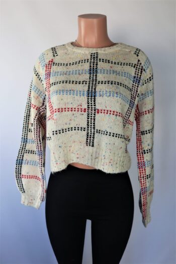 Plaid Crop Sweater