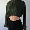 Olive Crop Hoodie