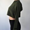 Olive Crop Hoodie