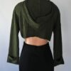 Olive Crop Hoodie