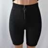 Circle Zipper Biker Shorts