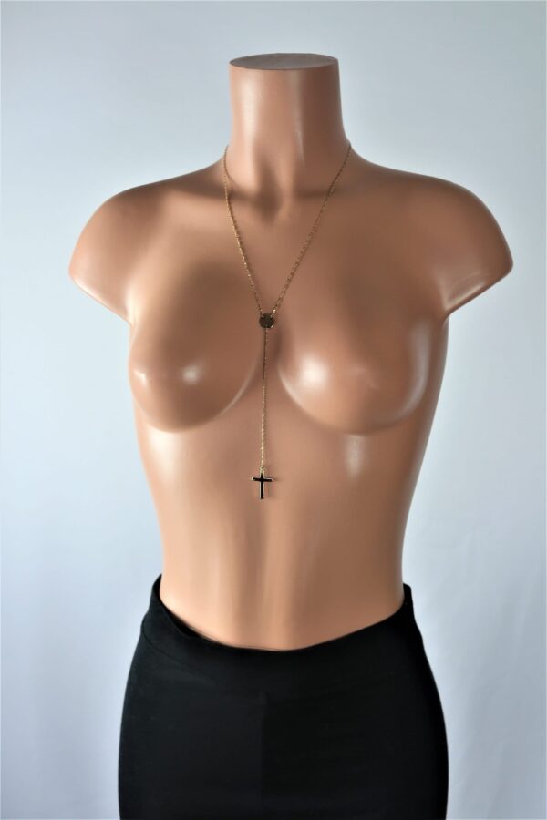 Cross Drop Necklace