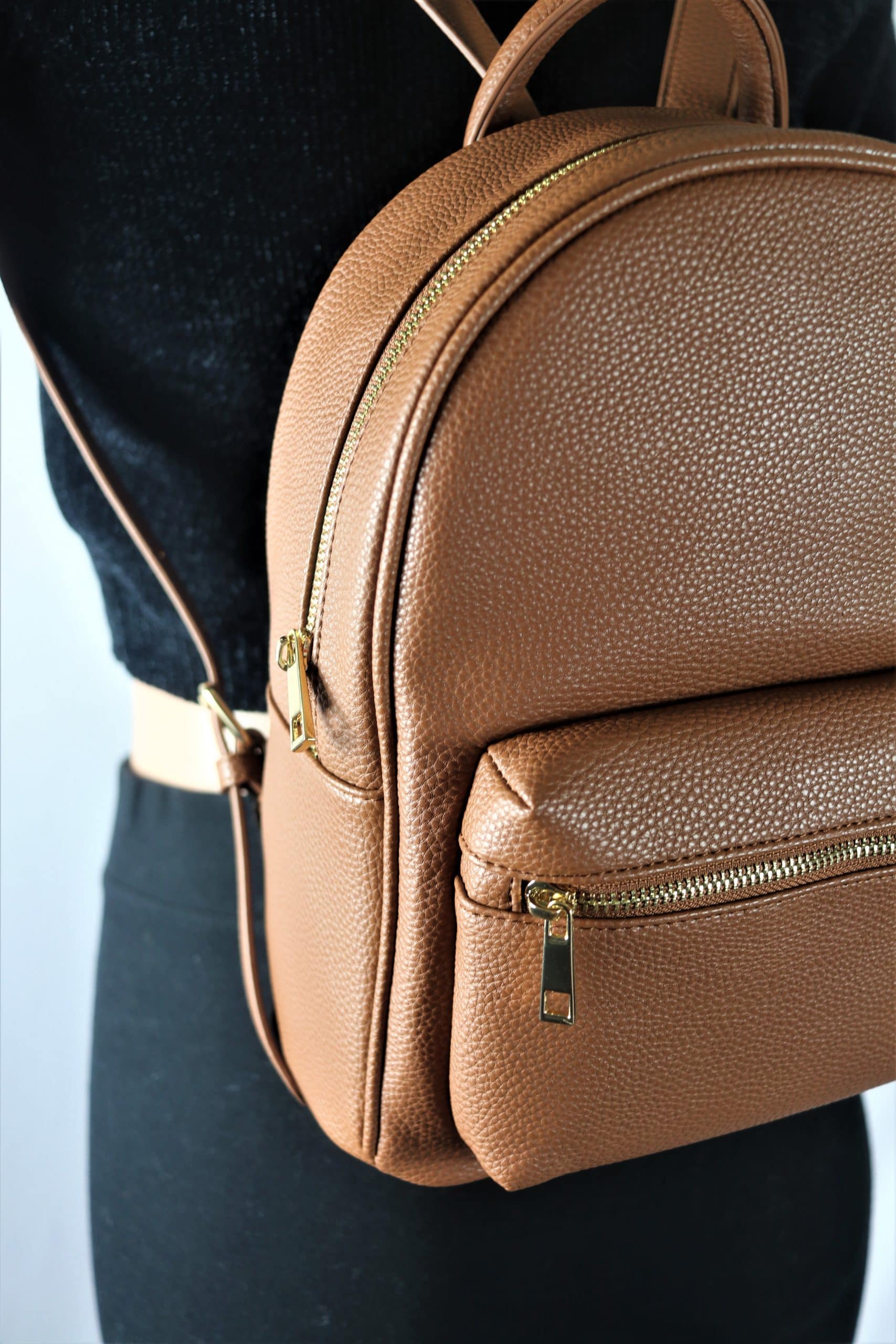 Faux Leather Backpack - NeedMyStyle