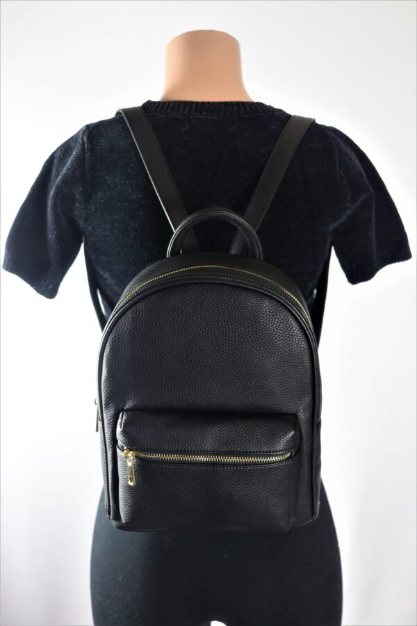 Faux Leather Backpack