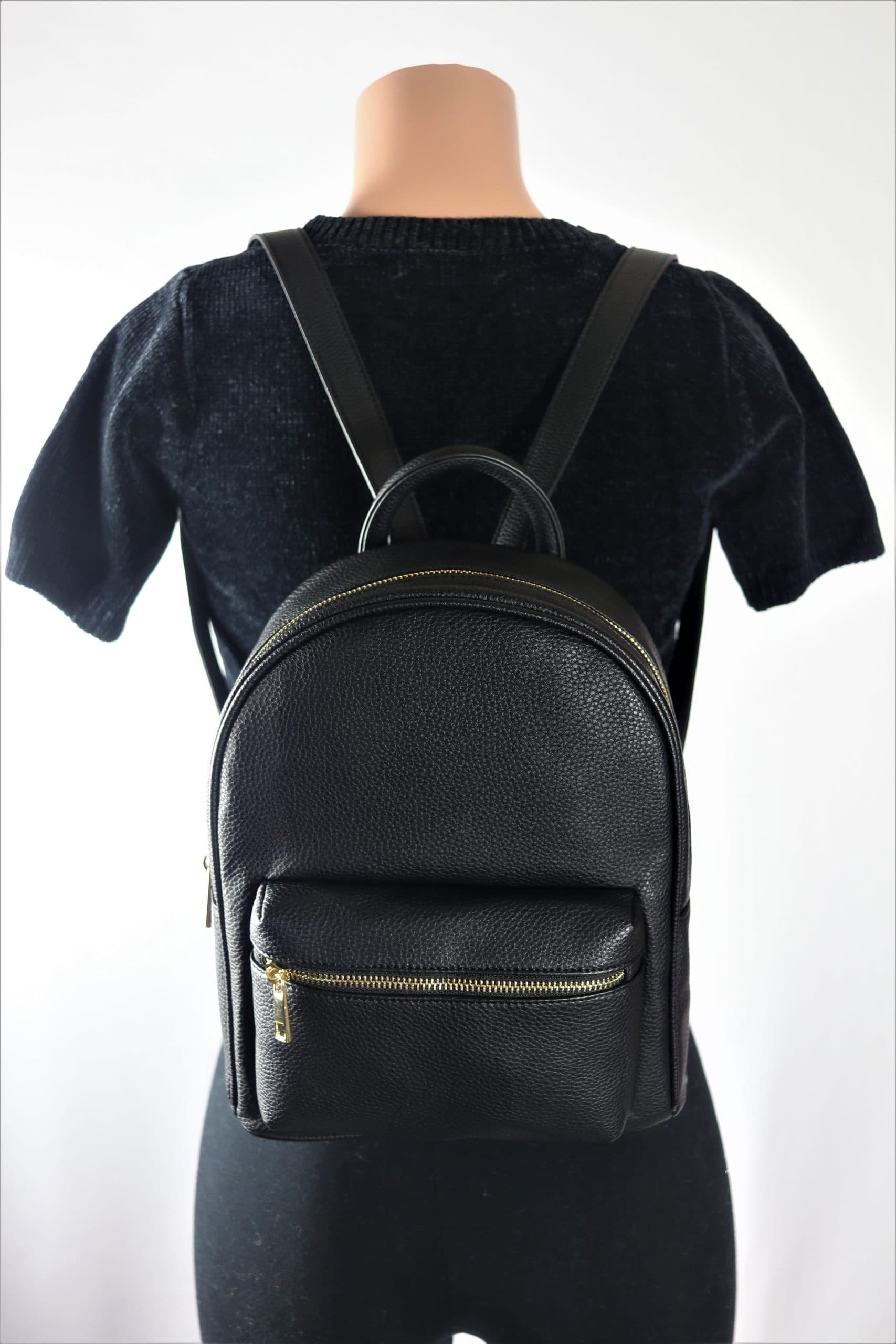 Faux Leather Backpack - NeedMyStyle