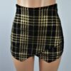 Gold Plated Plaid Skort