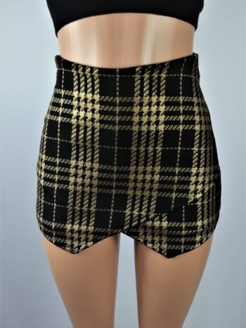 Gold Plated Plaid Skort Gold Plated Plaid Skort