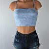 Gingham Crop Top