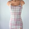 Alejandra Plaid Dress