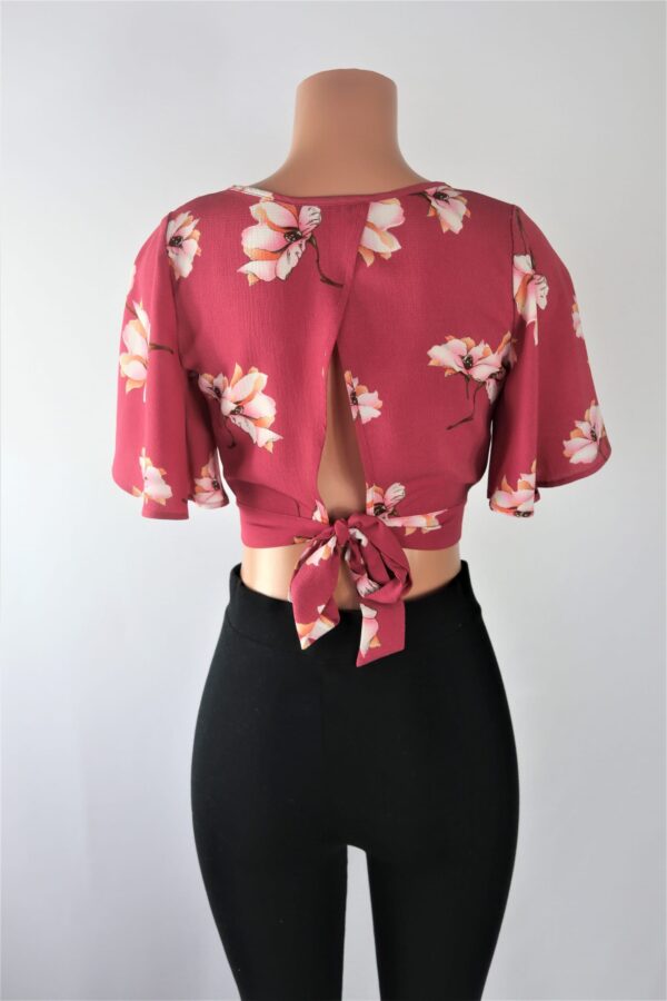 Elisa Floral Crop Top