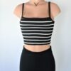 Basic Stripe Crop Top