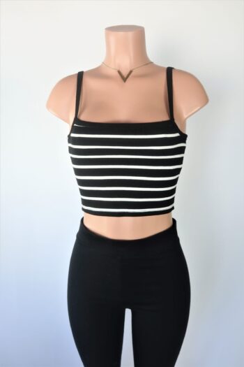 Basic Stripe Crop Top