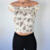 Gina Floral Crop Top - Final Sale