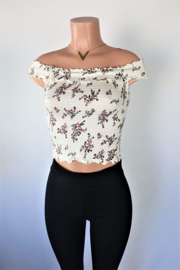 Gina Floral Crop Top - Final Sale