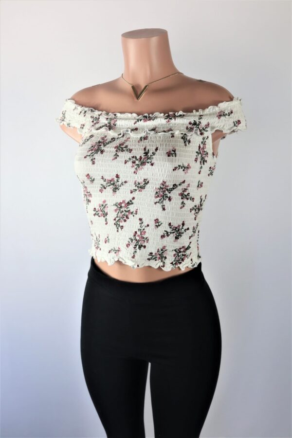 Gina Floral Crop Top - Final Sale