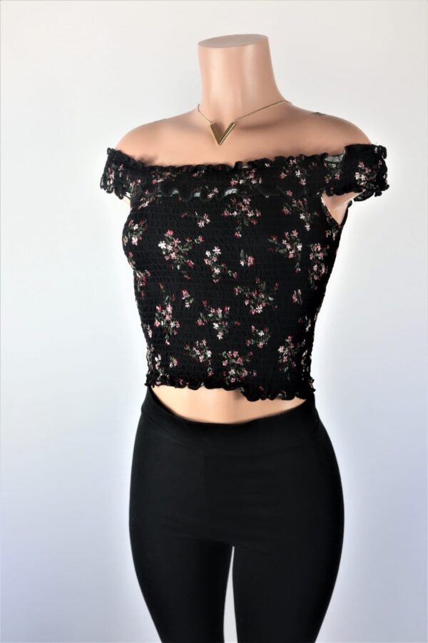 Gina Floral Crop Top - Final Sale