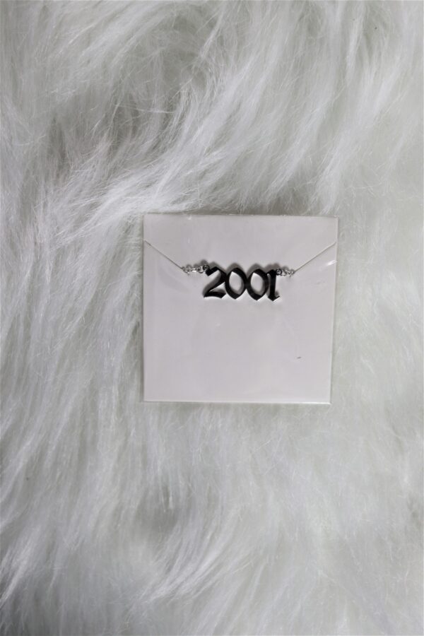 2001 Birth Year Necklace