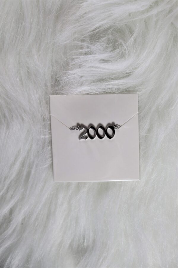 2000 Birth Year Necklace