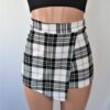 Dion Plaid Skort
