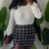 Hannah Plaid Skirt