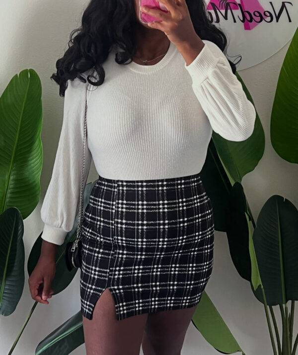 Hannah Plaid Skirt