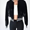 Faux Fur Bomber Jacket
