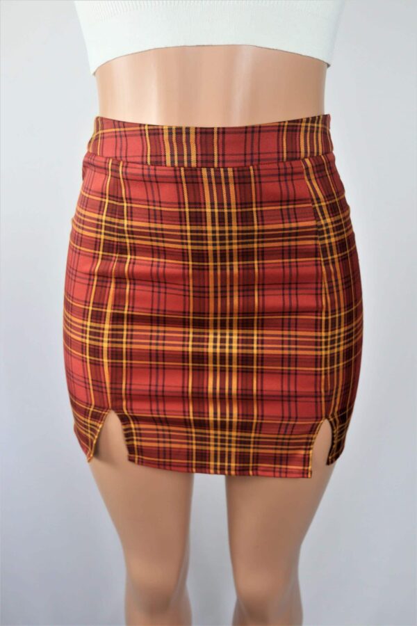 Riley Plaid Skirt