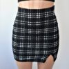 Hannah Plaid Skirt