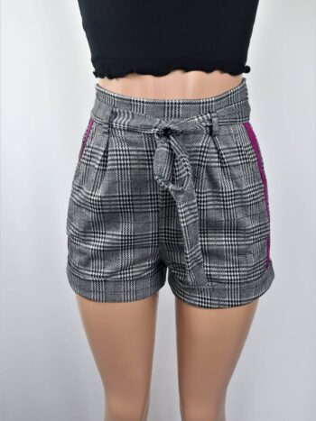 Monochrome Belted Shorts Monochrome Belted Shorts