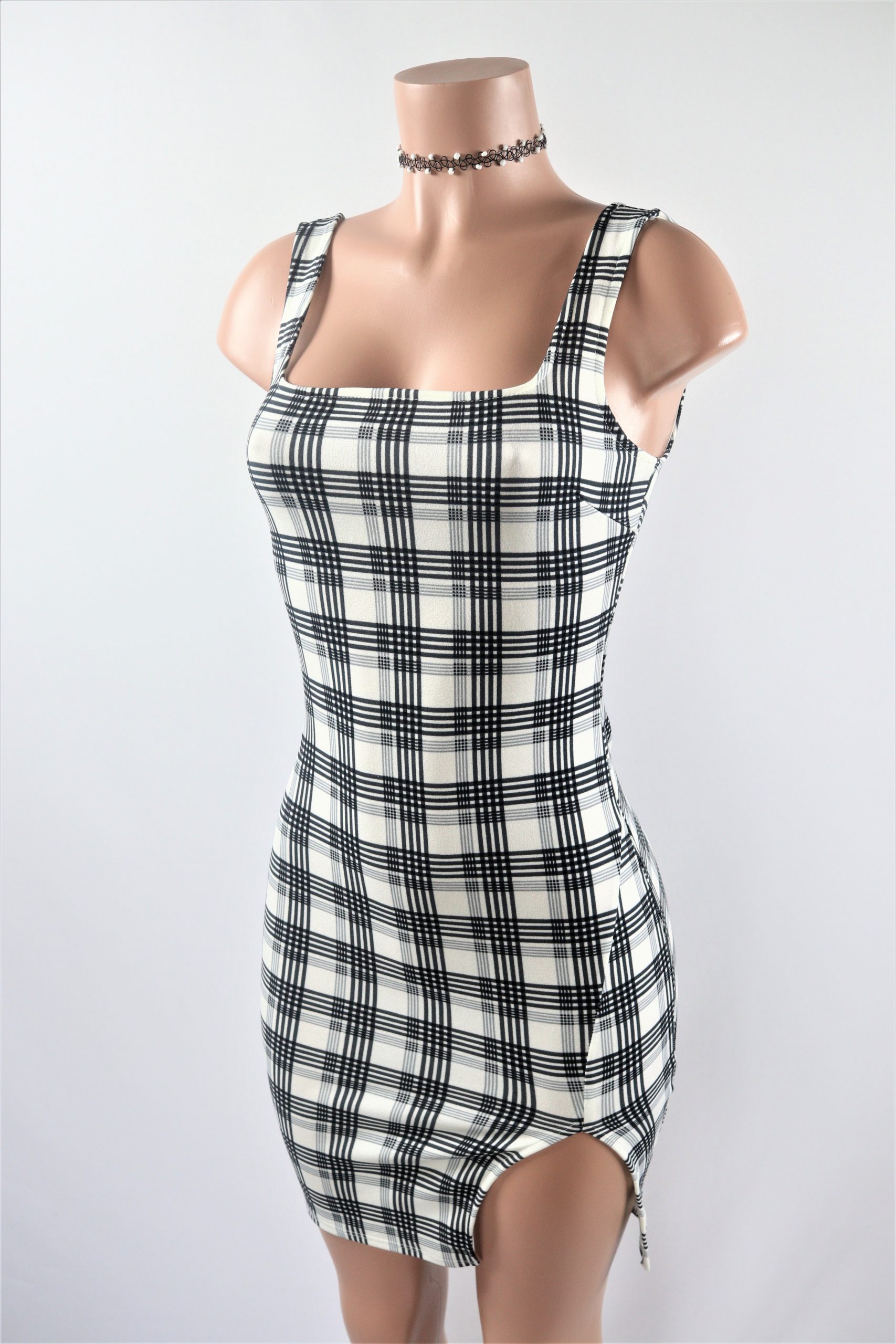 plaid dress