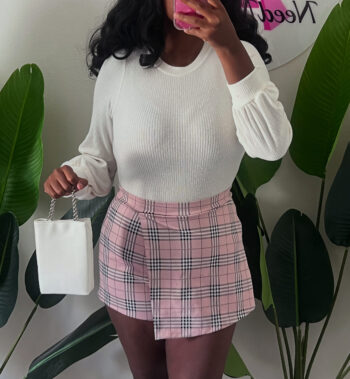 Hannah Plaid Skort