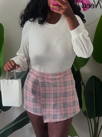 Hannah Plaid Skort