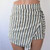 Stripe Linen Skort