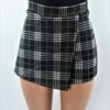 Hannah Plaid Skort