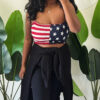 USA Crop Top USA Crop Top