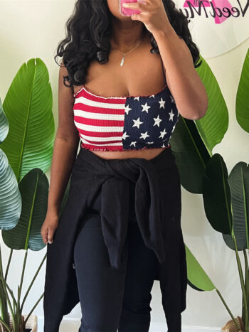 USA Crop Top