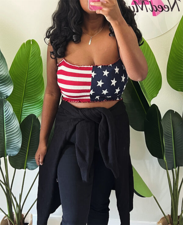 USA Crop Top USA Crop Top