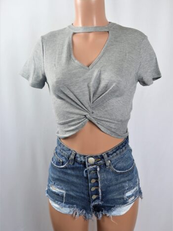 Nia Choker Twist Top